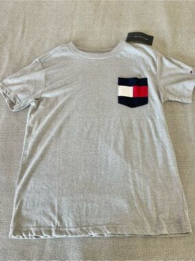New Tommy Hilfiger Logo Pocket Tee